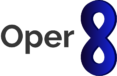oper8 logo dark text